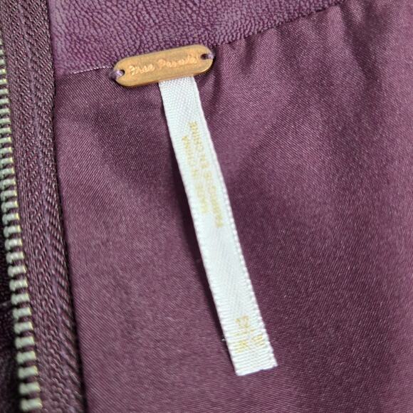 Free People Purple Vegan Suede Modern Femme Mini Skirt NEW Women's 12 - Picture 5 of 9